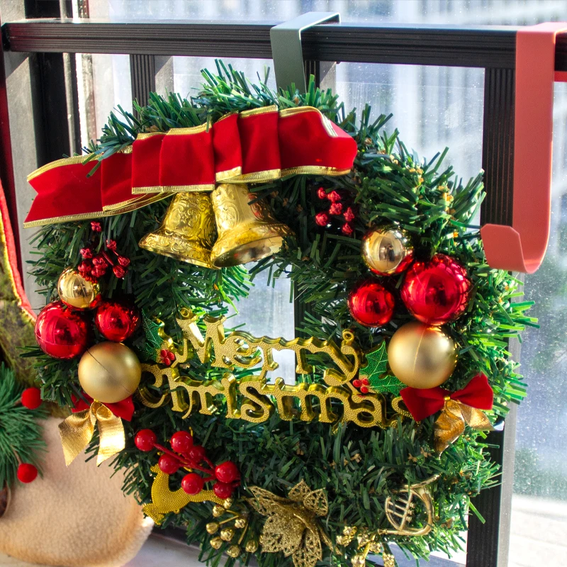 Storage Hook Door Hook Christmas Wreath Ornamental Door Hook Metal hook Inner Dia 4.1cm/1.61in For Easter Christmas Halloween Holiday Decorations