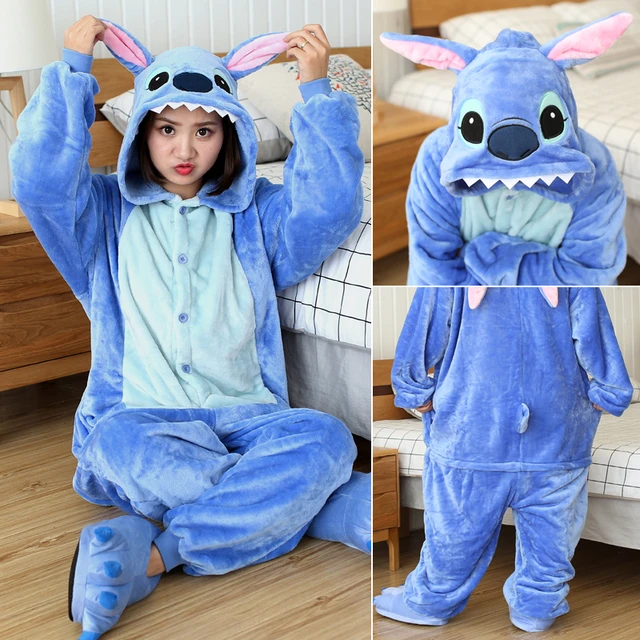 Pyjama Stitch Combinaison Femme Homme Déguisement Kigurumi