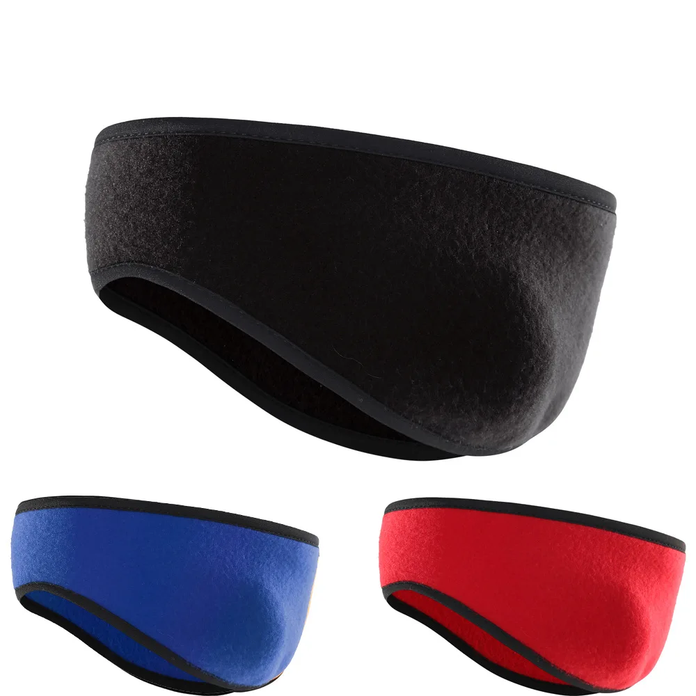 Ear protection hairband Winter Fleece Forehead Protection Belt Sports Running Cycling Warm Cold-proof Head Cover
