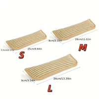 Oreiller et coussin à gratter, housse de lit en Sisal robuste avec coussin rempli, Base antidérapante, meubles doux et durables pour animaux de compagnie, 1 pièce 6