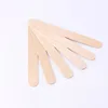 100 Pieces Disposable Wood Stick Beauty Spatulas Log Hair Removal Wax Coating and Scraping Tool Eyebrow Trimming Wooden Stick 2