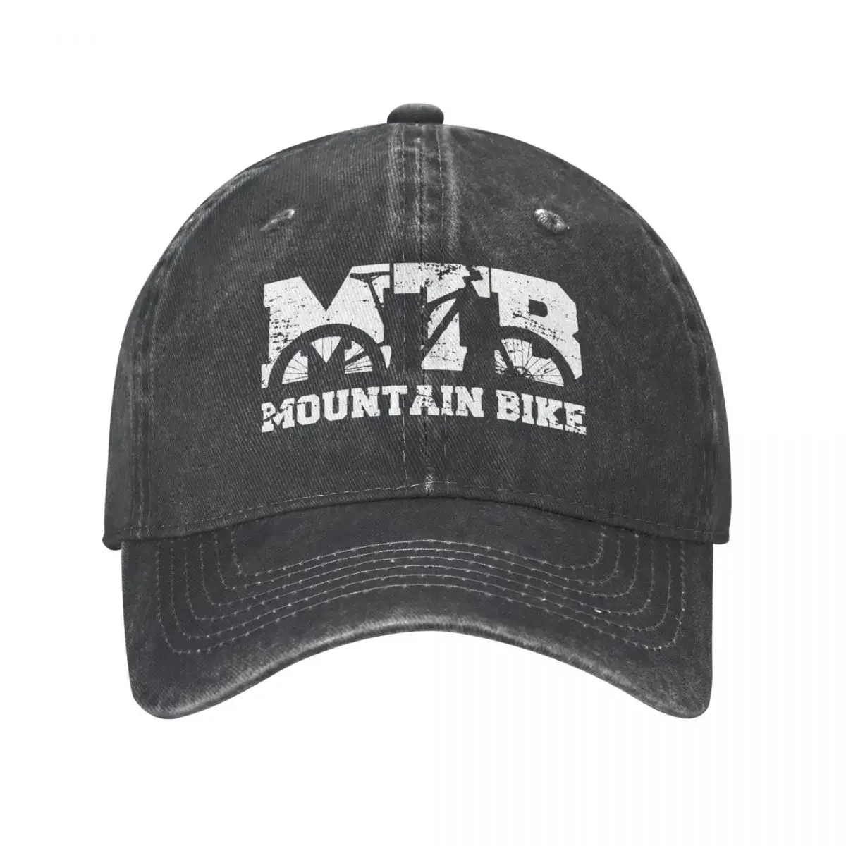 

2023 New Mountain Bike Vintage MTB Summer Autumn Cap For Men Women Ponytail Baseball Cap Hip Hop Hats Denim Outdoor Casquette
