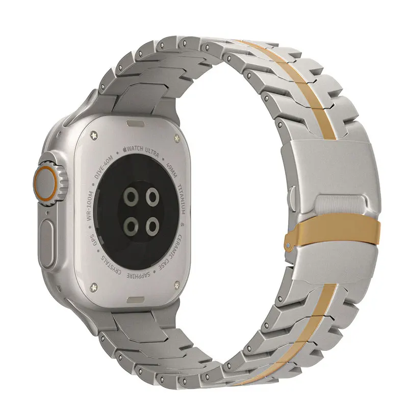 Sophisticated Stainless Steel Metal Strap