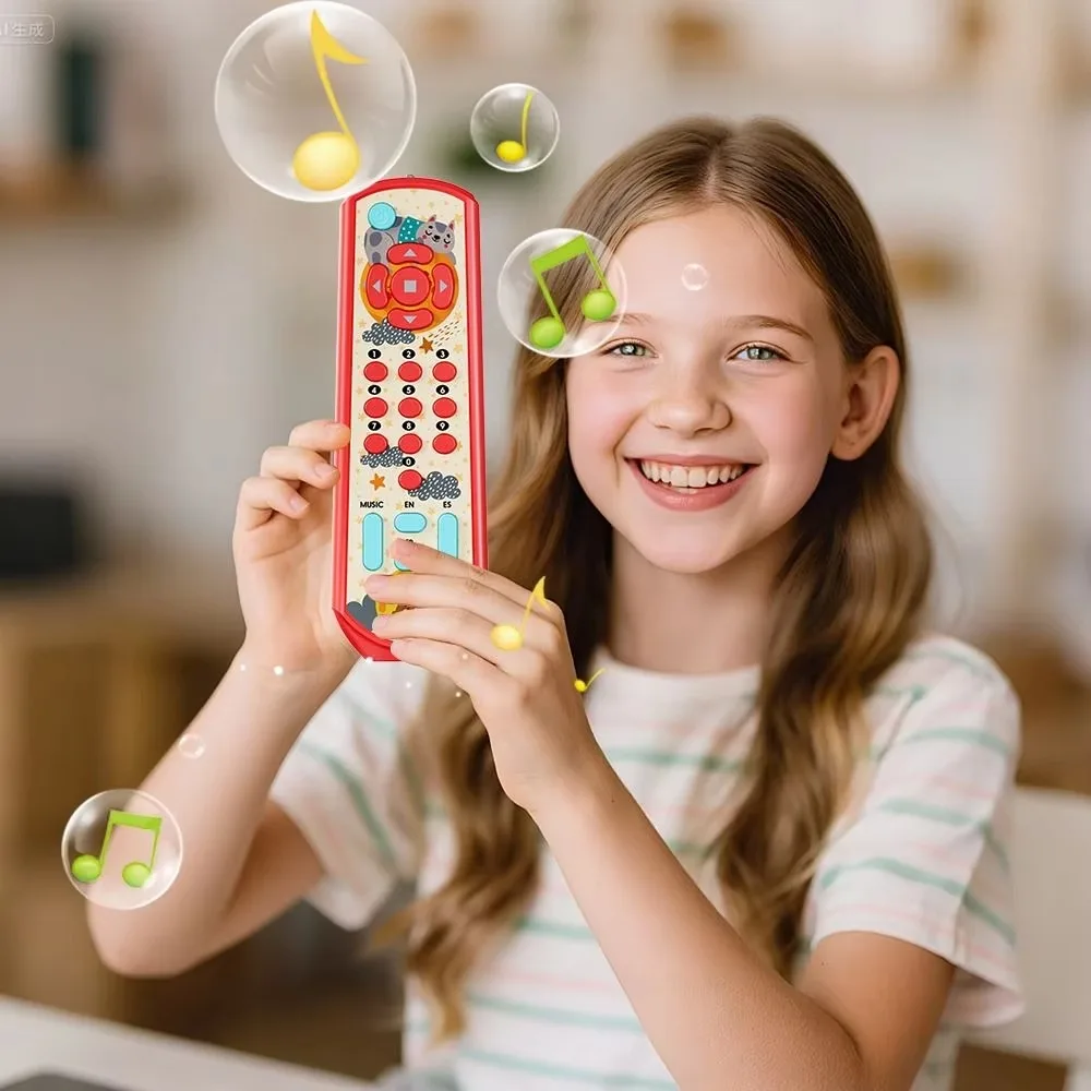 Baby Musical Toys Simulation Remote with Sound And Light For Children Kids Toddler Remote Control Boy Girl Gift