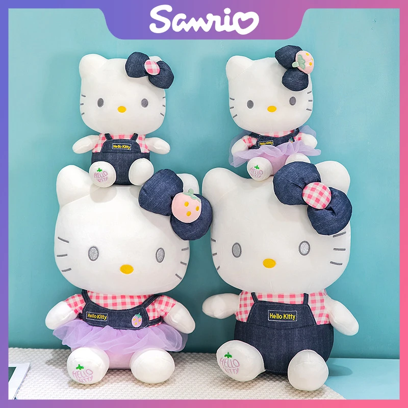 

30/40/50 см Sanrio анимация Hellokitty плюшевая кукла игрушка ковбойская парная серия Спальня украшение день рождения Рождественский спутник подарок