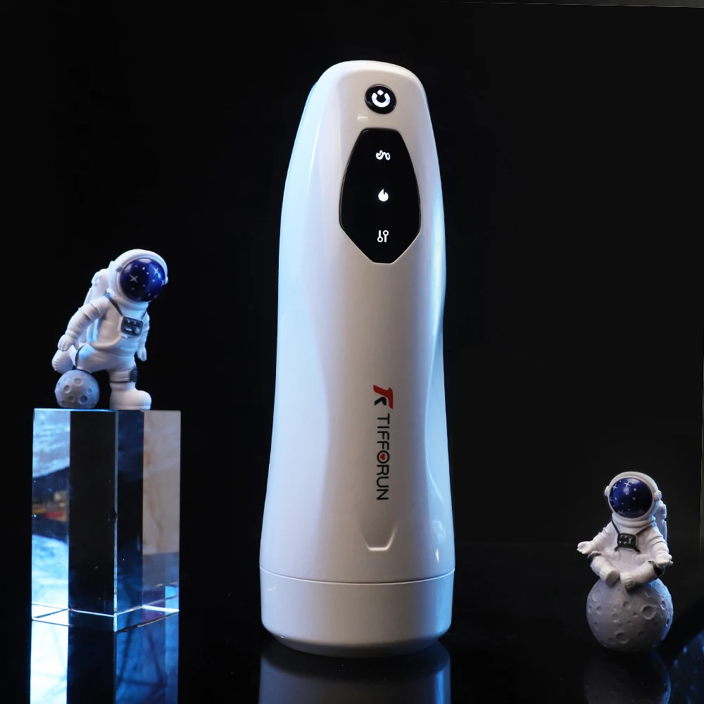 Masturbatore maschile retrattile automatico vibrante spinta pompino succhia Masturbatio_voghion.com