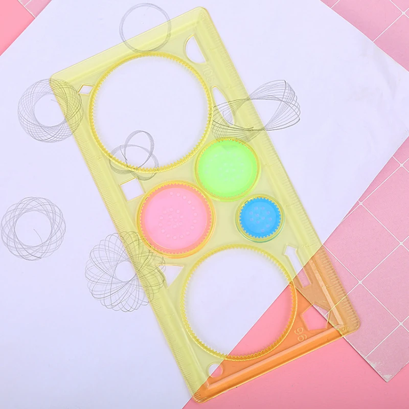 Righello Geometrico Per Studenti Matematica Disegno Strumenti Di Disegno Apprendimento Pittura Bambini Puzzle Giocattoli Strumento Artistico