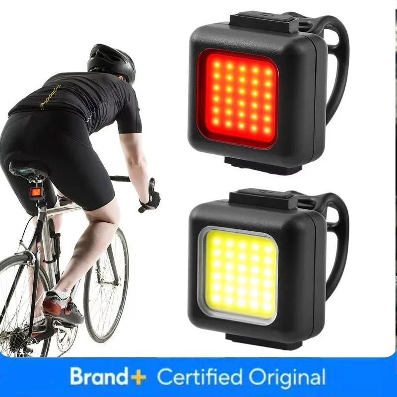 Bike Lights Front Back USB Rechargeable Front Back Bicycle Super Bright Lights Waterproof Mountain Road Safety Easy Mount LED