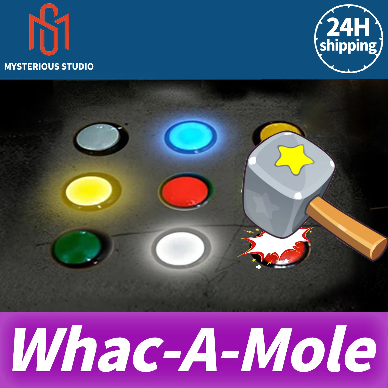 Mysterious Studio Secret room Escape Game Mechanism Props Electronroom Escape Props Whack A Mole Chamber Puzzles