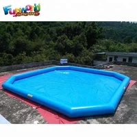 Piscine gonflable familiale de grande taille, sur mesure, directement de l'usine, parc aquatique extérieur 2