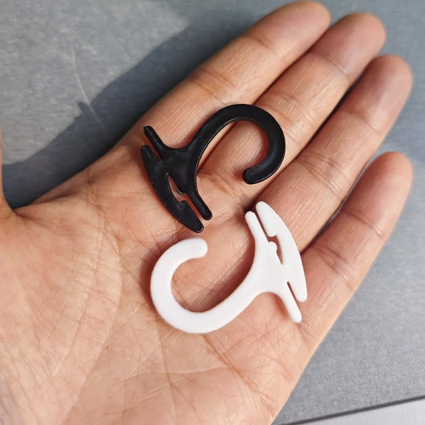 500pcs 29x35mm 플라스틱 플랫 양말 포장 디스플레이 후크 행거 의류 액세서리 페그 선반