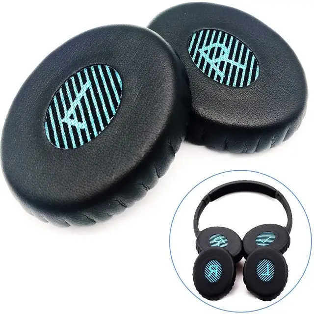 Replacement Ear Cushion Pads (Black) For Bose SoundLink On-Ear OE2 / OE2i Headphones