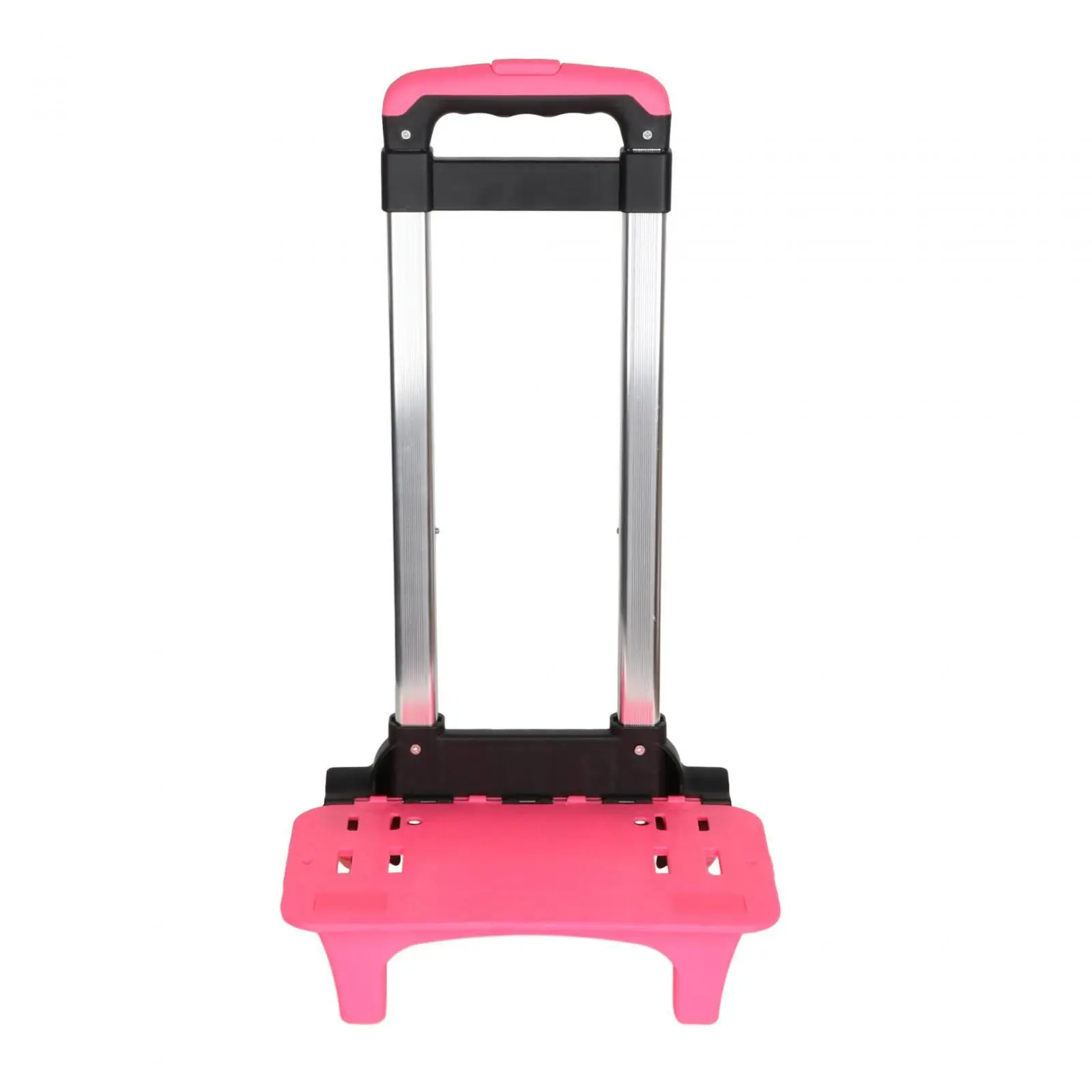 Backpack Trolley Telescopic Rod Portable Collapsible 2 Wheels Pink Backpack Hand Truck Hand Cart Wheeled Cart for Kids Children