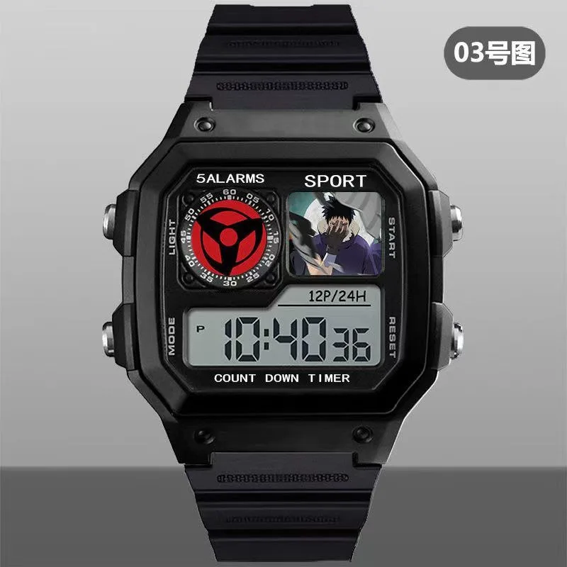 Stylish Naruto-Themed Cartoon Digital Wristwatch - Perfect Gift