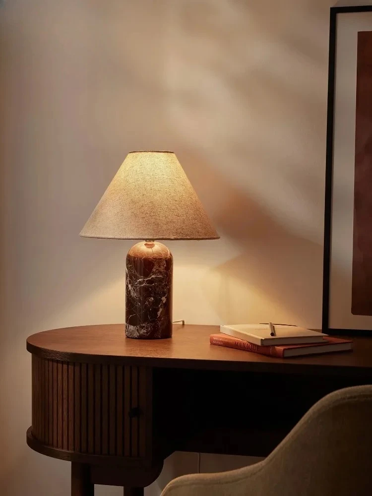 덴마크 디자인 고급 대리석 예술 장식 테이블 램프 LED E14 현대식 책상 조명 홈 데코 침실 거실/모델룸 서재 카페