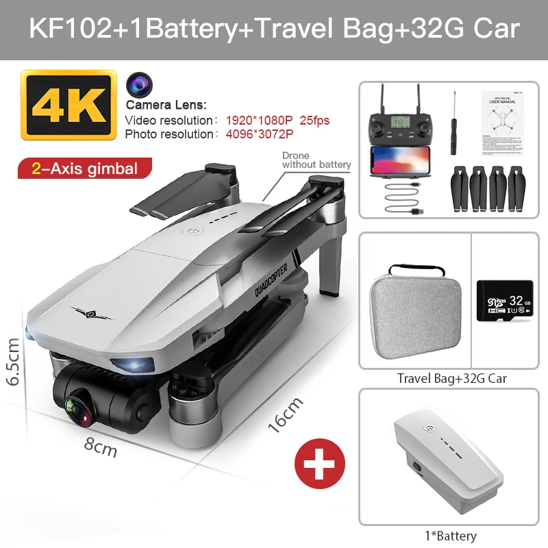 world tech toys helicopter 2021 New KF102 Max GPS Drone 4k Profesional FPV HD Camera Drones 2-Axis Gimbal Brushless Motor RC Quadcopter VS SG906 Max Pro2 blade rc helicopter RC Helicopters