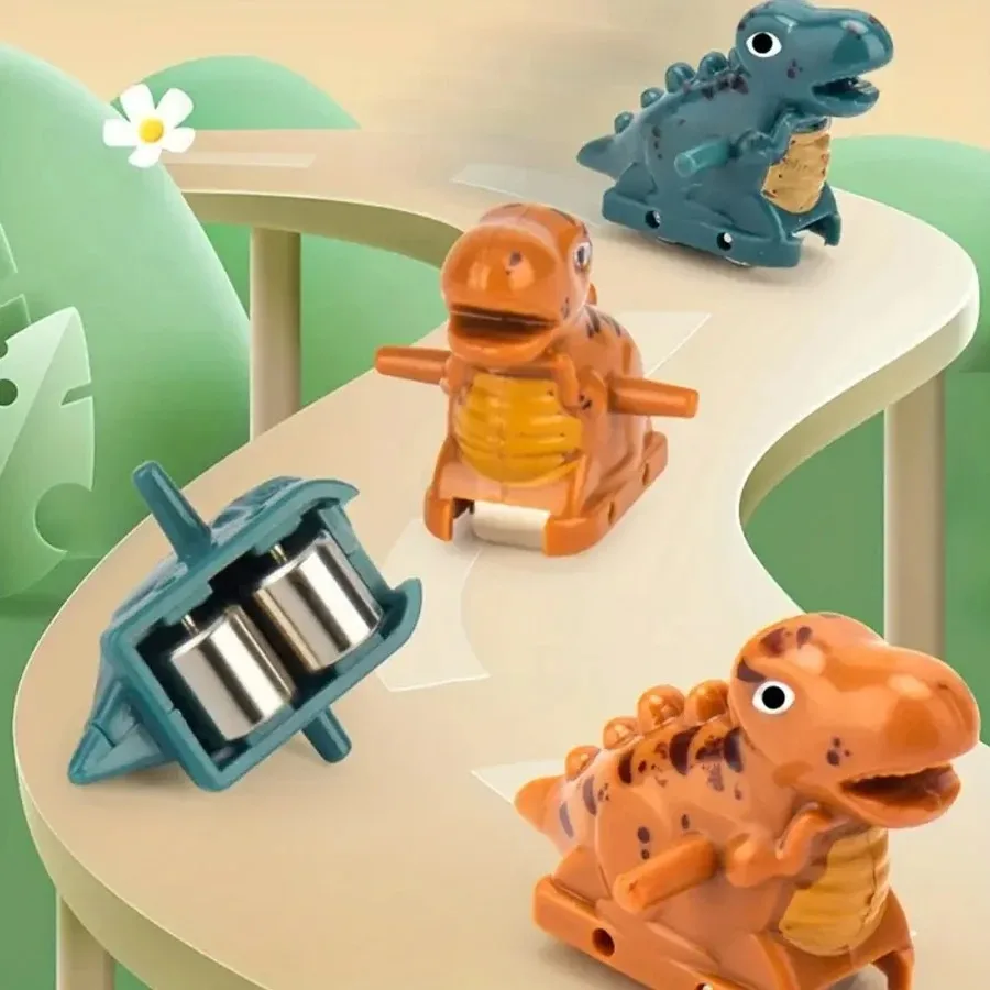 Dinosaur climbing slide music toy with 3 dinosaurs, puzzle fun electric slide toy car, Halloween boy and girl Christmas gift 4