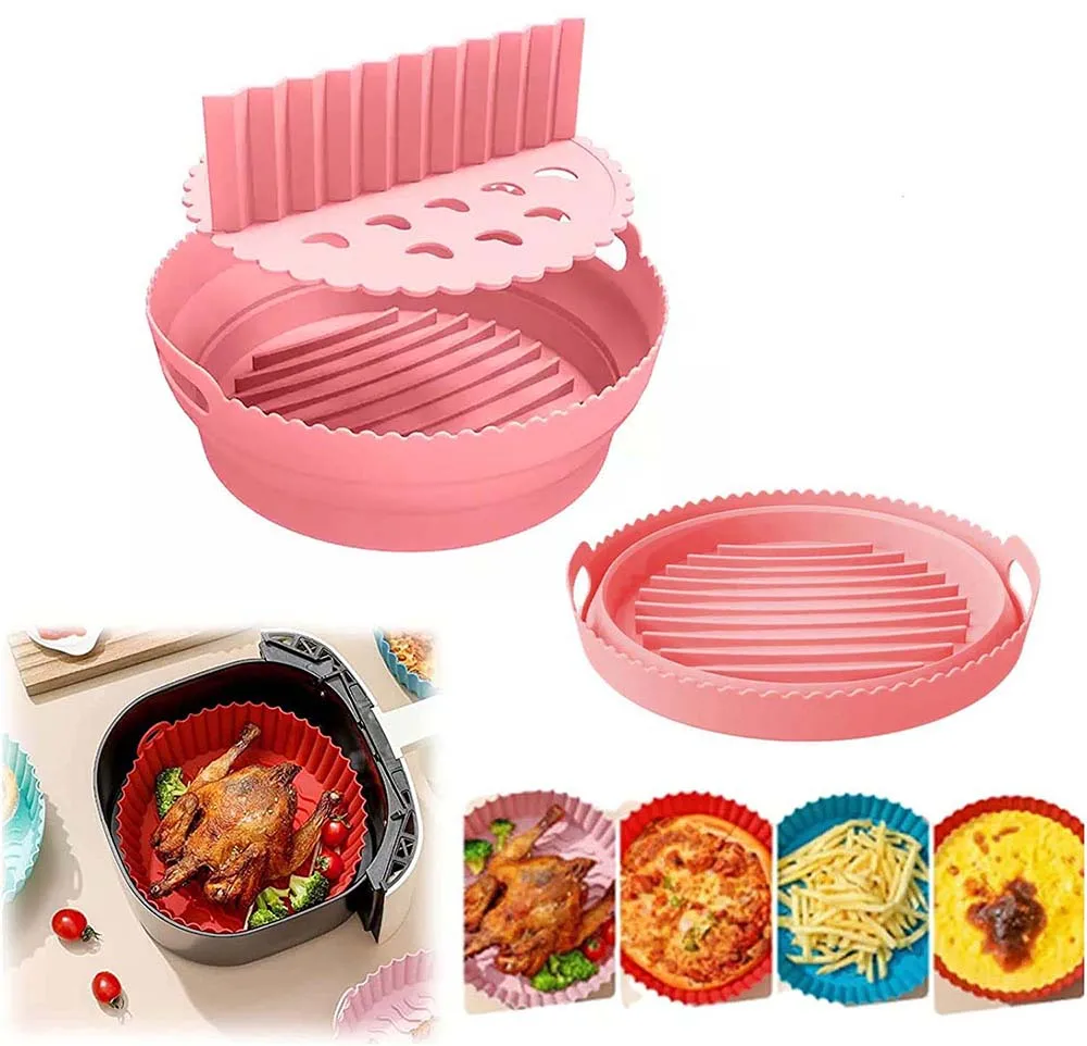 Air Fryer Liner Oven Baking Tray Pizza Baked Chicken Air Fryer