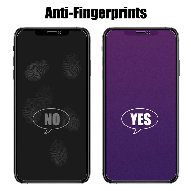 Set of 2 Matte Anti-Blue Light Tempered Glass Screen Protectors