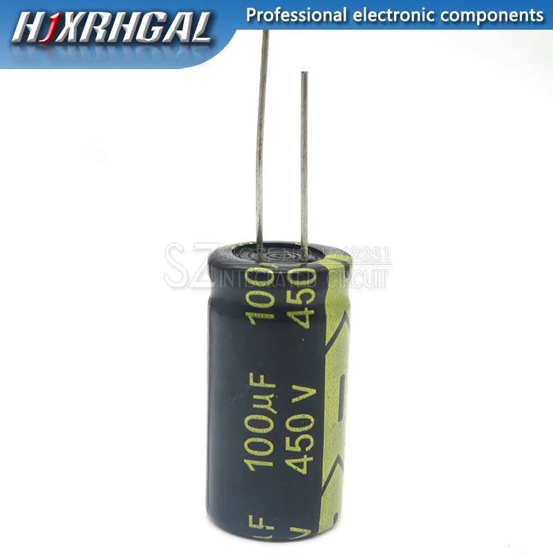 450v100uf 100uf450v 18*35 450v 100uf 18x35 Electro Electrolytic capacitor 5PCS