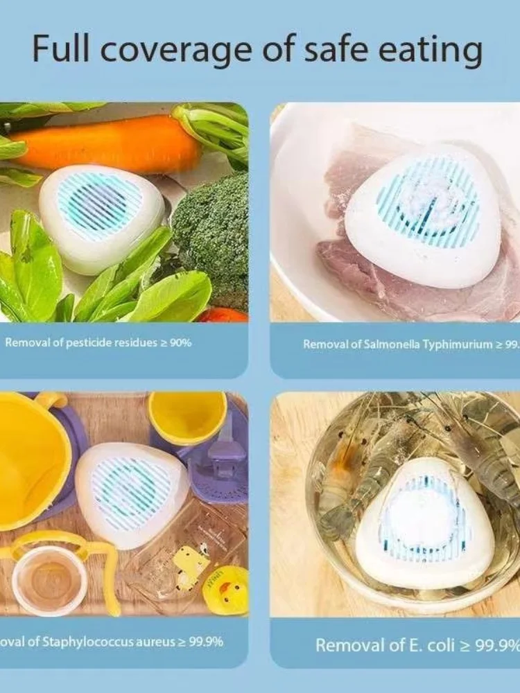 Fruit and Vegetable Purifier 1pc Home Multifunctional Washer Portable Automatic Vegetable Washer 3