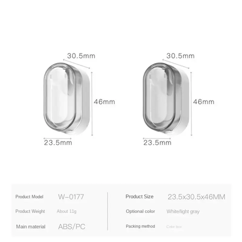 Toothbrush Holder 1/3/5pcs Easy Install Dustproof Feature Essential Home Dustproof Storage Box