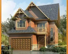  Wooden house American style villa fine self-built house ecological landscape garden villa fixed custom design 