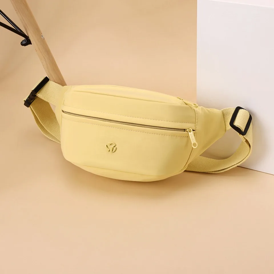Stylish waterproof nylon waist bag for women, perfect for travel and daily use, with free shipping to Singapore
