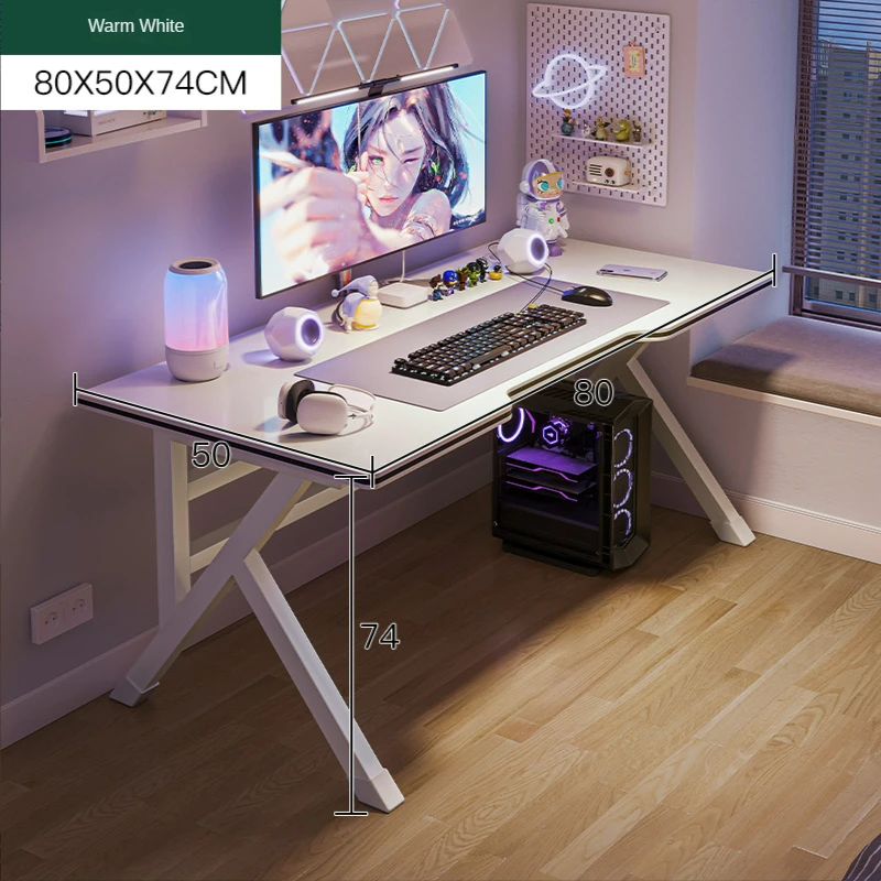 thumbnail image 1 of Escritorios de ordenador Webcast Gaming, escritorio de oficina en casa, mesa ergonómica, moderna, Simple, cámara de cama, mesa de estudio, escritorio de oficina, 1 of 4