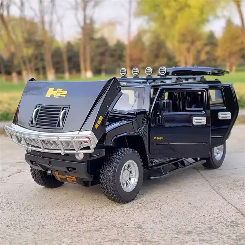 1/18 HUMMER H2 Highway 61 SUV Alloy Car Model Diecast Metal