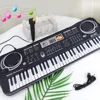 Chriyungel Kids Electronic Piano Keyboard with Microphone  61 / 37 Keys Organ Musical Instrument Toy Gift for Child Beginners 2