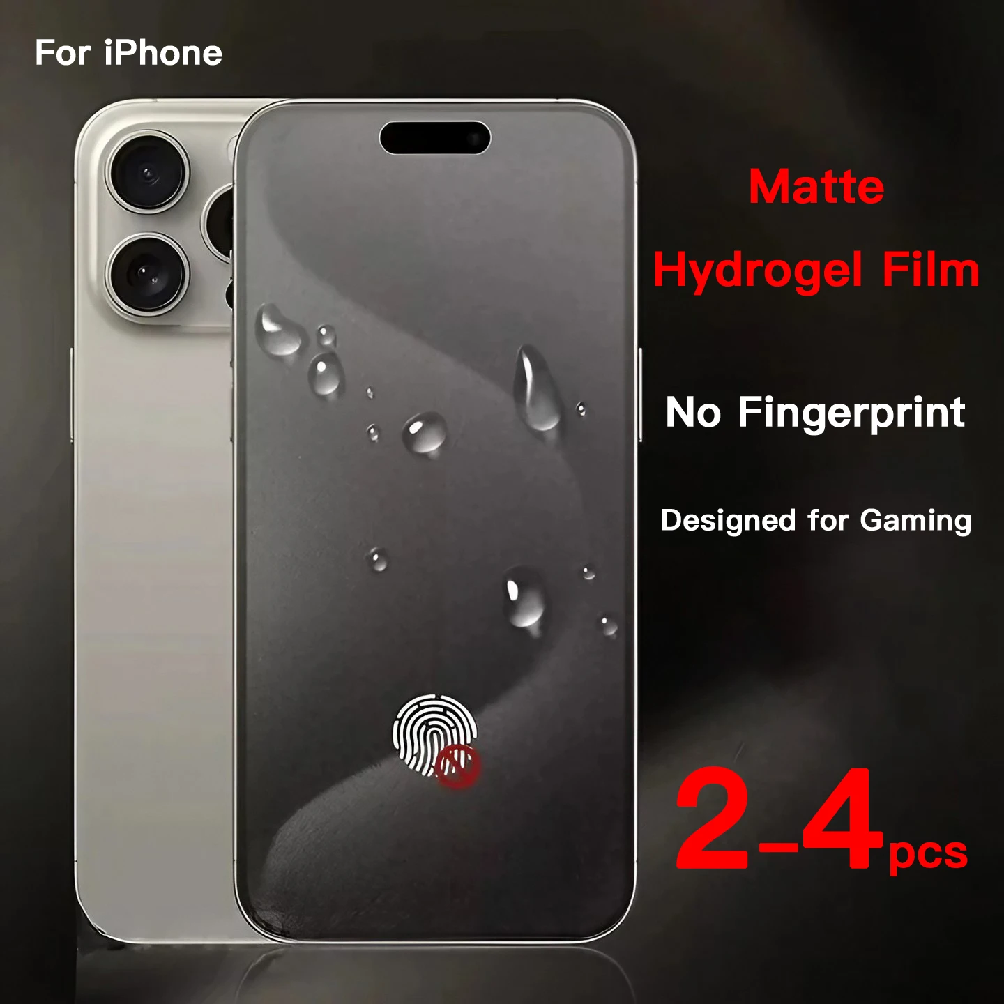Matte Soft TPU Hydrogel Screen Protector Film (2-4 Pack)