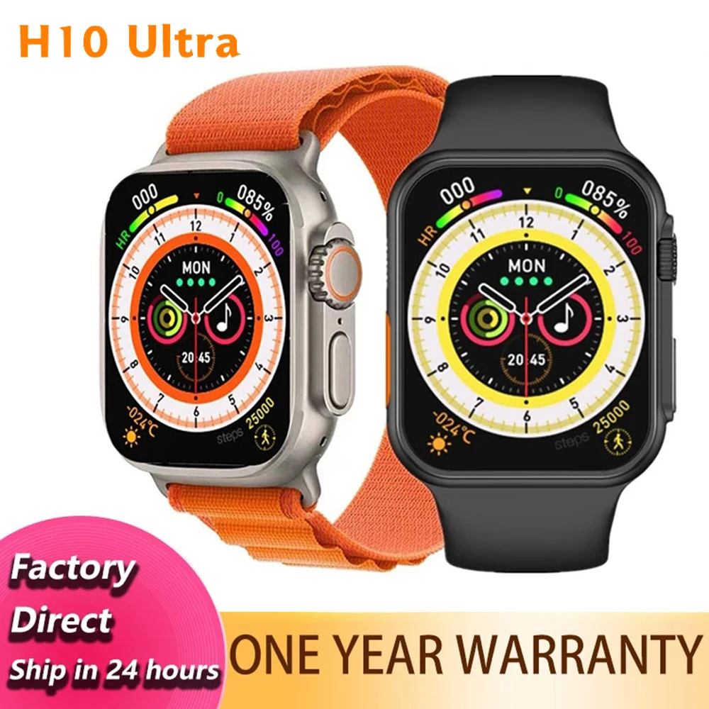 H10 Ultra Watch Serie 8 49mm Smartwatch Qifit App Smart Watch Heart