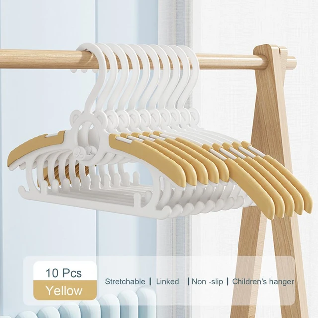 Stackable Baby Hangers Thin Non-slip Children Clothes Hangers