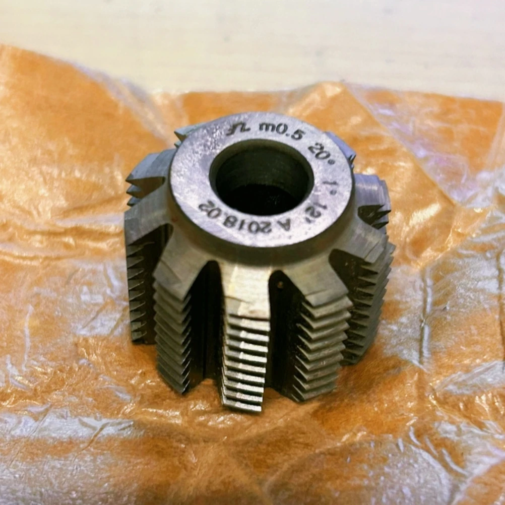 PA20 M0.5 50X40X22mm Gear Hob HSS Gear Hobbing Cutter Hobs