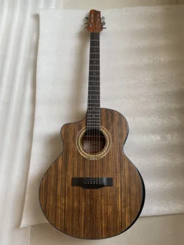 Left Hand 6 String Electric Classical Guitar 41 Inch High Quality Matte Classic Guitar Add EQ Acoustic Guitar Beautiful Voice