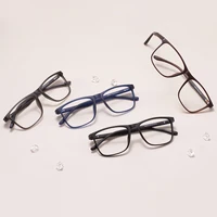 TR90 Men Ultralight Square Prescription Eyeglasses Classic Rectangular Optical Glasses Anti Blue Light Progressive Lenses Spring - Image 3
