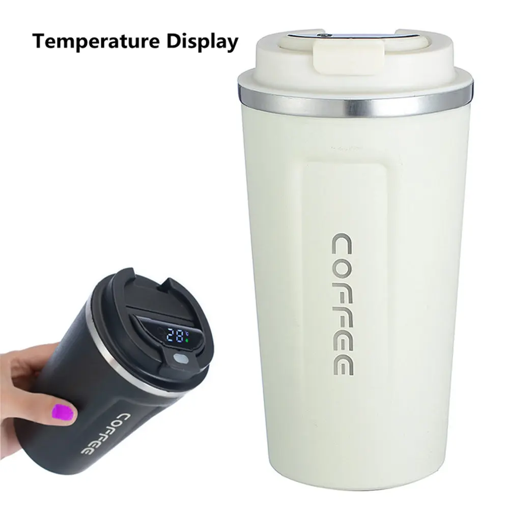 320ml Smart Temperature Display Heating Thermos Keep Warm Hand Cup Double  Wall Stainless Steel Vacuum Flask Thermo Mug - Vacuum Flasks & Thermoses -  AliExpress