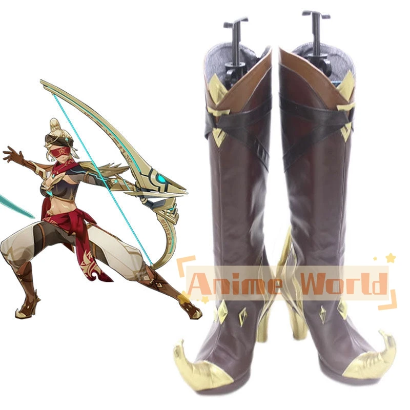 

Genshin Impact The Eremites Eremite Galehunter Shoes Cosplay Boots Halloween Carnival Boots Custom Made