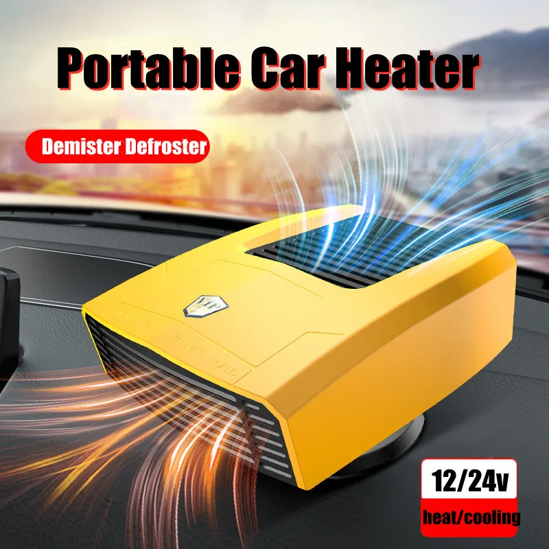 12/24V Car Heater Cooling Heating Fan Windscreen Defogging Snow Warmer Demister Defroster