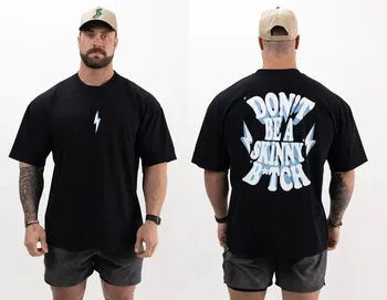 Nuova T-shirt Estiva per Fitness e Jogging, Maglietta Morbida per Bodybuilding e Allenamento, T-shirt con Grafica Motivazionale Divertente per Palestra