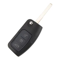 LIXIANG 315/433MHz 4D63 4D60 รถรีโมทกุญแจสําหรับ Ford FUSION Focus Mondeo Fiesta Galaxy HU101 FO21 ใบมีดรถพลิกคีย์ 4