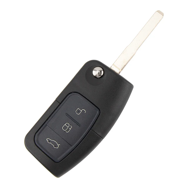 LIXIANG 315/433MHz 4D63 4D60 รถรีโมทกุญแจสําหรับ Ford FUSION Focus Mondeo Fiesta Galaxy HU101 FO21 ใบมีดรถพลิกคีย์ 4