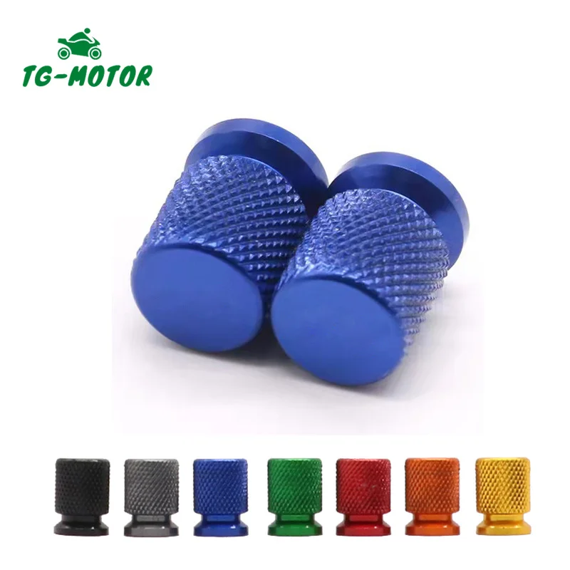 Tg-Motor For Suzuki Gsx250R Gw250 All Years Motorcycle Accessories Wheel Tire Valve Stem Caps Cnc Aluminum Airtight Covers Cap