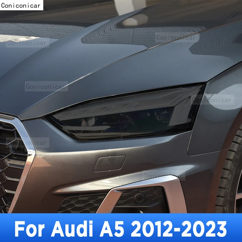 

Для Audi A5 B8 2012-2023 тонировка автомобильной фары Черная защитная пленка защитная крышка задний свет прозрачная наклейка из ТПУ аксессуары