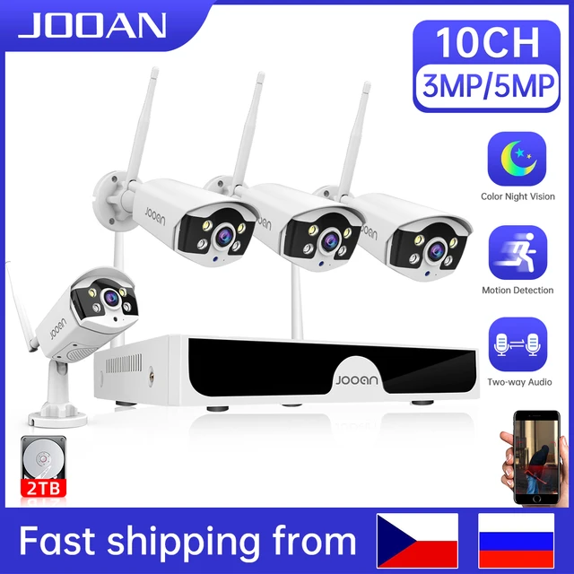 JOOAN-Caméra de surveillance extérieure PTZ IP WiFi HD 3MP, dispositif de  sécurité sans fil, étanche, avec n'aime numérique x4, enregistrement  intégral, audio et protocole ONVIF - AliExpress