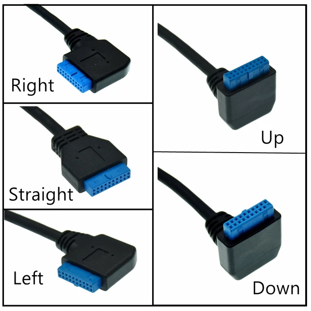 1 Connettore Da Scheda Madre A 9 Pin A Doppio USB 2.0, Nero, Da - Foto 6
