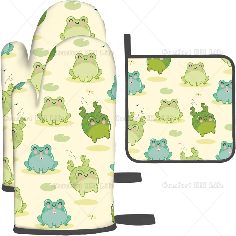 

3 шт., жаропрочные и нескользящие Прихватки для микроволновки, из натурального хлопка