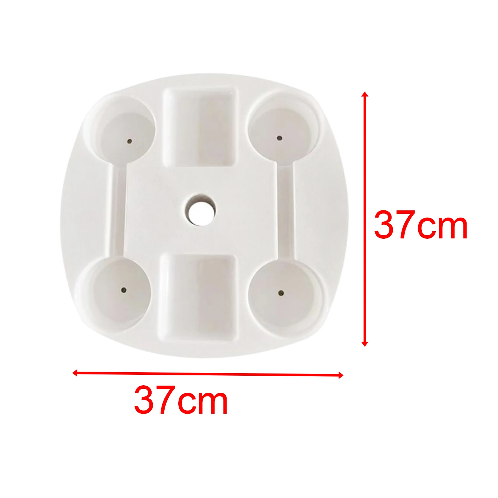 Beach Umbrella Table Trays with 4 Cup Holders Beach Snacks Drink Cup Holder Reusable for Camping Swimming Pool Picnic Patio Yard