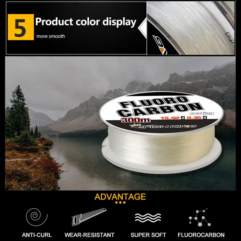 300m Fishing Line 0.30/0.35/0.40/0.45/0.5mm Fluorocarbon Fishing Line fishing line
